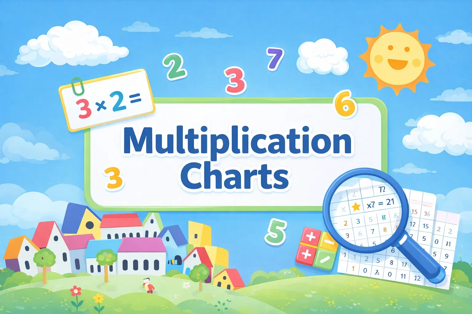 Free Printable Multiplication Charts PDF | Every Type & Range